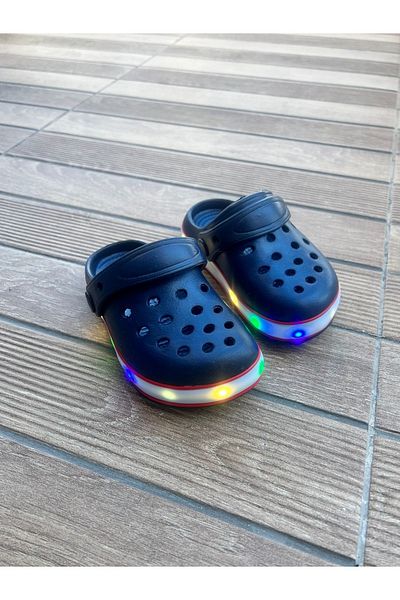 Akınal Bella Lighted Children's Sandals - Slippers Textured