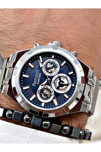 Ferrucci Function FCF.03290FH.03 Hasır Kordon Erkek Kol Saati