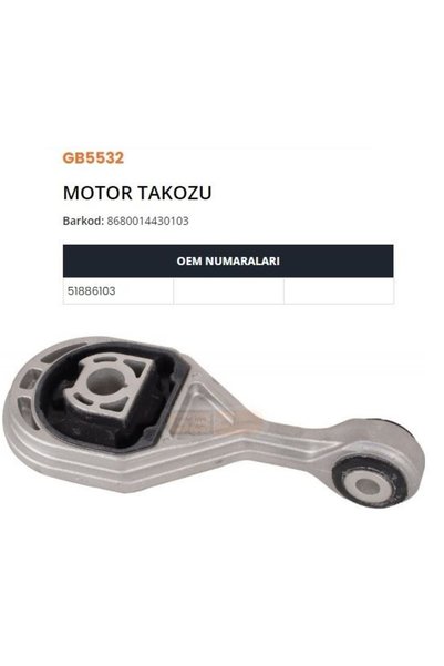 MOTOR TAKOZU 500 L 1.6 D MJT 51886103 SOT