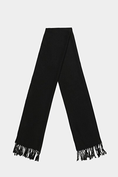 Külah Eșarfă neagră de iarnă din viscoză pentru bărbați