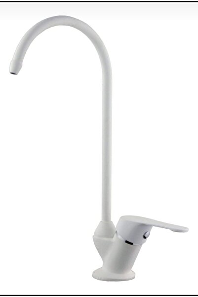 fiyonk armatür Mix Su Arıtma Cihazı Musluğu Kuğu Model Beyaz