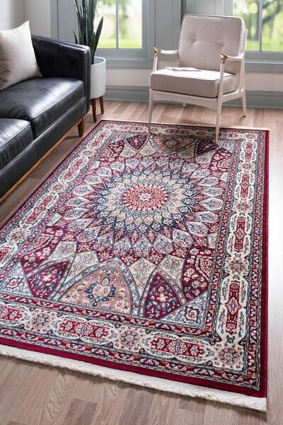 Angorahome Ethnic Makine Halısı 1531bd