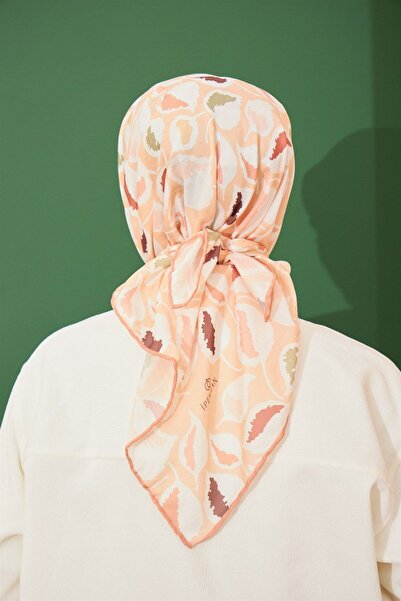 İpekhan Βαμβακερό Κασκόλ - Μοτίβο Λούπινου - Ihe1110-16