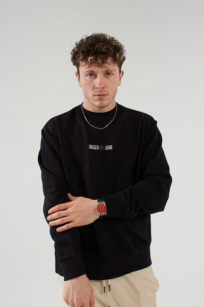 Lagger and Gear Unisex Embroidered Oversize Sweatshirt