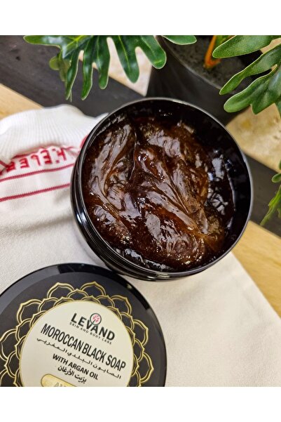 Levand Amber Gift Set of 2 - Black Beldi and Gel Peeling Soap 250g