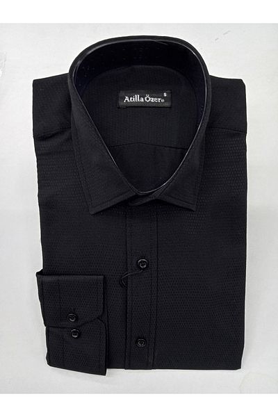 nightblack Slim Fit Sports Slimfit - Ύφασμα Armure, Χωρίς τσέπες, Μακρύ μανίκι