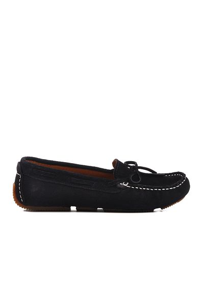 Bulldozer 231765 Navy Blue Genuine Suede Leather Women's Loafer