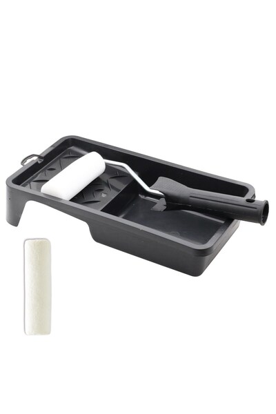 Art & Art 10 cm 2 rezerve de cupă cu role și perie cu role de catifea