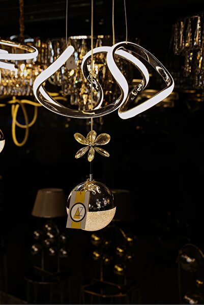 avizade Modern Ayarlanabilir LED Avize - 50x100 cm, 74 Watt - Sarı, Beyaz, Gü...