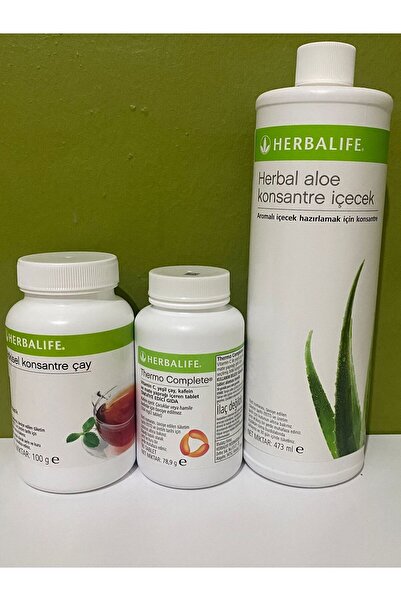 Herbalife Bölgesel Paket  Aloe Konsantre Içecek+ 50 Gr Çay+ Thermocomplate