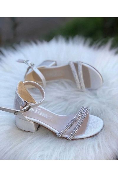 patik ayakkabı Heeled Children's Shoes