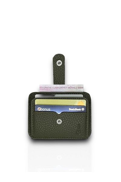 Roan Men's Vegan Leather Card Holder and Wallet - with 6 Card Pockets, ID Section and Paper Money Pocket