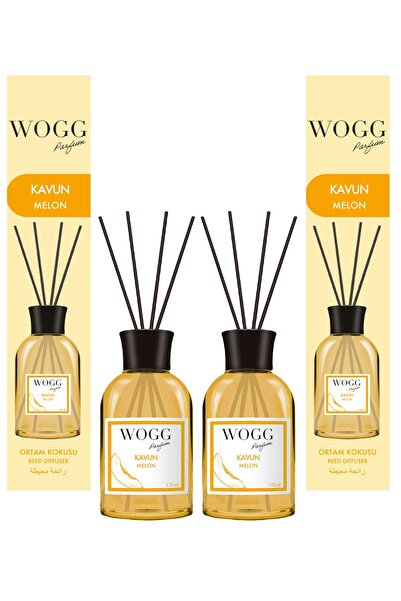 WOGG PARFÜM Kavun Bambu Çubuklu Oda Kokusu 110ml 2 Adet