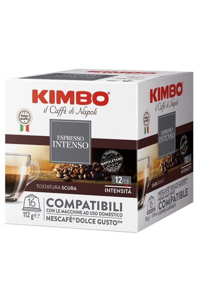 Kimbo Intenso Dolce Gusto Uyumlu Kapsül Kahve (16'lı Kutuda)