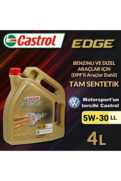 CASTROL Edge 5w30 Ll Dpf'li Tam Sentetik Motor Yağı 4 Litre
