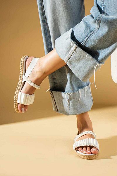 ALYA Women's Elastic Sandals - Slippers Design