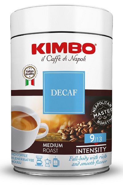 Kimbo Decaffeinato Filter Coffee Canister (250 Gr) (Set of 3)