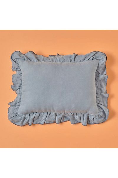 Bella Maison Διακοσμητική Μαξιλαροθήκη Lerma 100% Λινό Μπλε (35Χ50 Εκ.)
