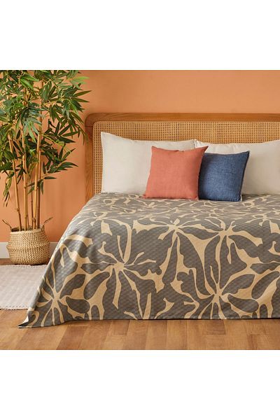 Bella Maison 100% قطن برايس مفرد مطبوع أخضر بايك (150x220 سم)