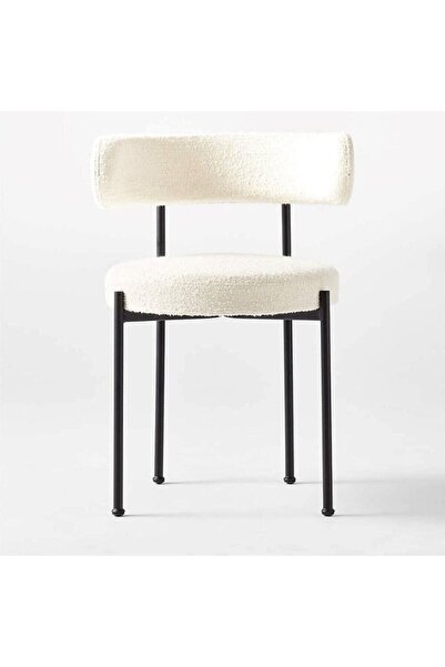 Cosargroup 1 Adet Rols Modern Yemek Masası Sandalyesi Teddy Sandalye Mutfak S...