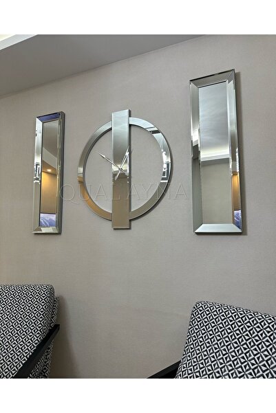 QUAL 3’lü Gümüş Yüzük Saat Seti