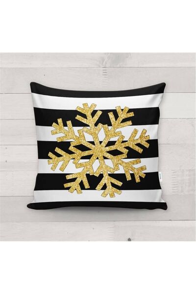 Evmila Novogodišnji specijalni snežni kristal Sa deznom Somot Navlaka za jastuk