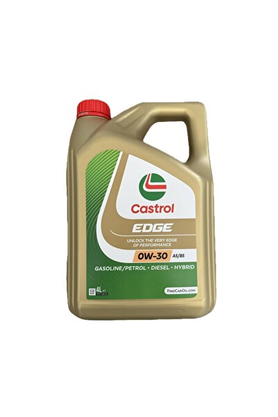 CASTROL Edge 0w-30 A5/b5 Tam Sentetik Motor Yağı 4 L (2024 Ü.T)