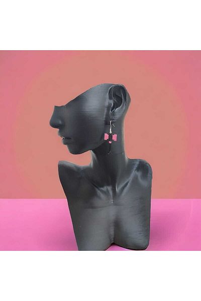 3DHOBİCENTER Blackpink earrings black pink lightstick earrings kpop earrings blink earrings