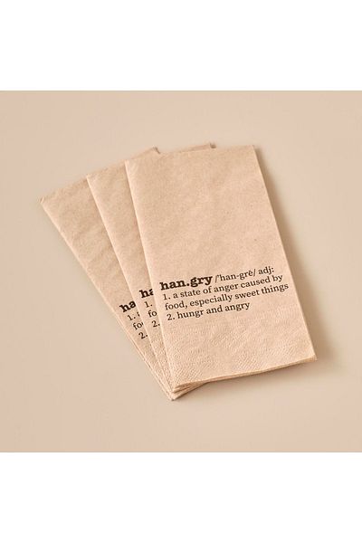 Bella Maison Hangry 100-Pack Napkins Brown (33X33 cm)