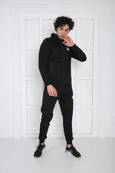NEED LİFE Men's Hooded Slim Fit Cotton Tracksuit Set - Elastic Leg