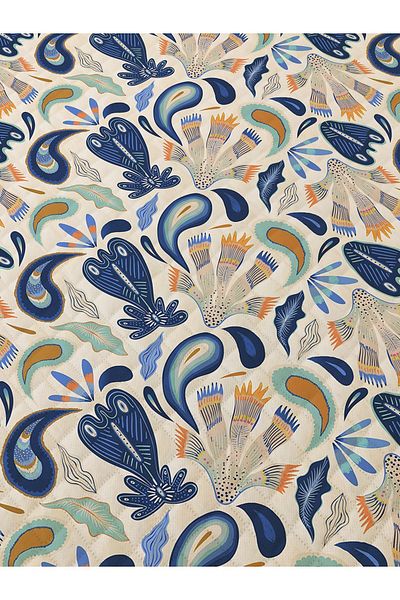 Evmila Modern Pattern Double Printed Pique (200x220 Cm) Colorful