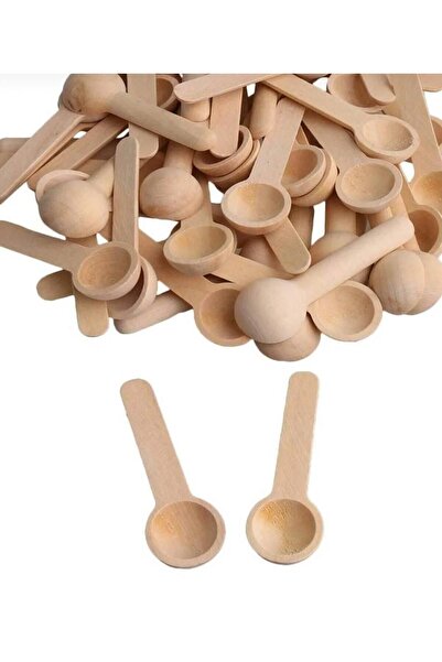DDHANDMADE 6 Wooden Spices - Honey and Jam Spoons