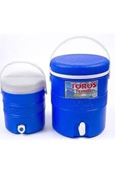 2 Adet Toros Termos Soğuk Su Ayran Meşrubat Termosu 14+6 Litre