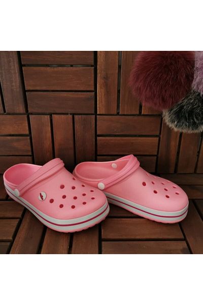 Akınal Bella Full Orthopedic Men's and Women's Cross Slippers Salmon Cross Doctor Nurse Cook Daily
