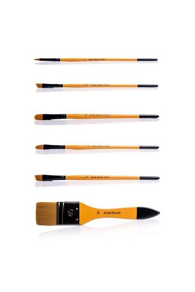 Rich Σετ Rich Floor Brush Μικτό Σετ 6 Τεμαχίων Νο:8