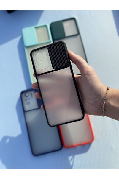MM KILIF AKSESUAR Redmi Note 10 Kamera Sürgülü Mika Kılıf