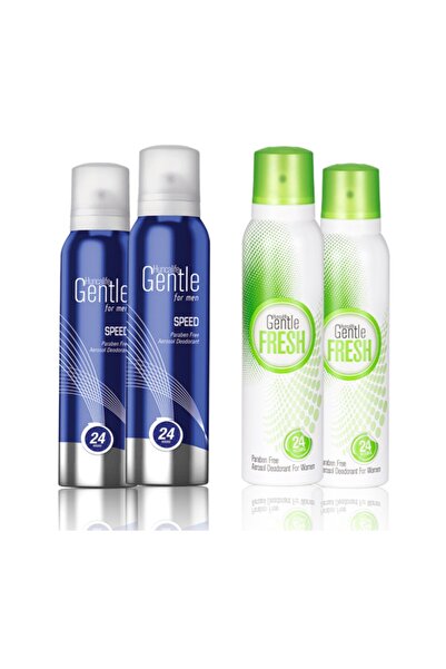 Huncalife Deodorant Set (gentle Speed Erkek 150 Ml + Gentle Fresh Kadın 150 Ml)