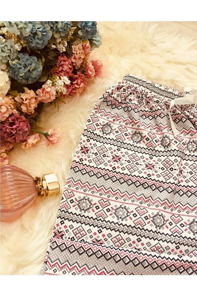 Altınay قيعان بيجامة نسائية صيفية بدون جيوب B18