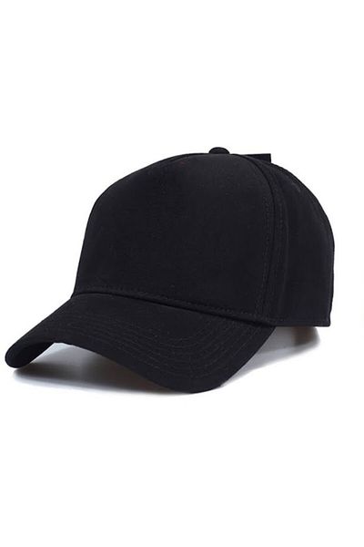 CosmoOutlet Solid Color Basic Unisex Hat [black]