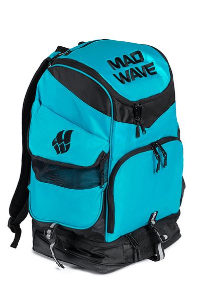 Mad Wave Turquoise Black Backpack