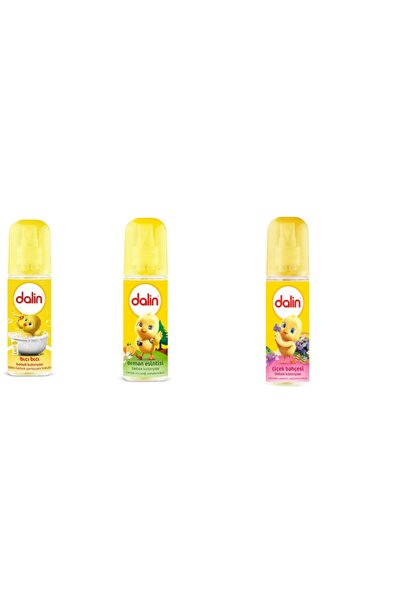 Dalin Kolonya Set Bıcı Bıcı Kokusu Orman Esintisi Çiçek Bahçesi Bebek Kolonya...