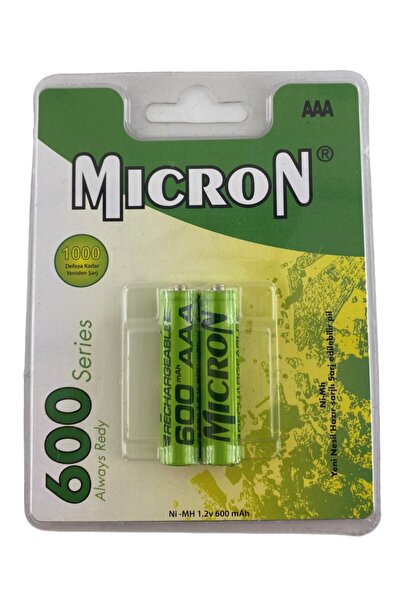 Micron Aaa Sıze 600 Mah Ni-mh Şarjlı Pil Mıcron 2 Ad. Fiyatıdır .şarjlı Pil I...