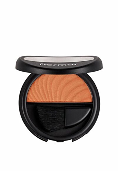 Flormar أحمر الخدود البودرة المضغوطة اللامعة - أحمر الخدود - 104 وردي خوخي - 8682536051743