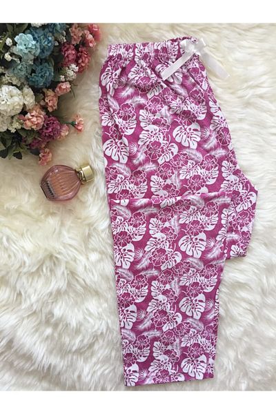 Altınay Pocketless Cotton Summer Women's Pajama Bottoms B13