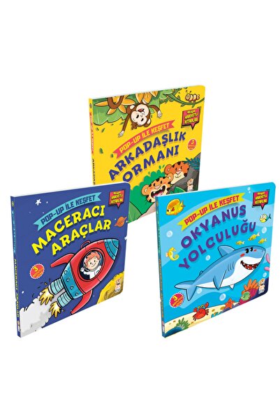 Sincap Kitap Pop-up Ile Keşfet Serisi Seti (3 Kitap)