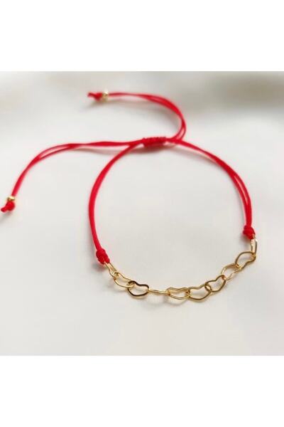 Genel Markalar Kalpli Kırmızı Ip Halhal