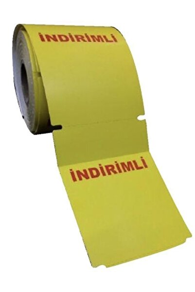 BY&DK 100x135 Termal Indirim Etiketi Raf Etiketi