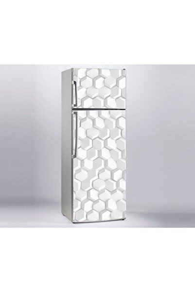 StickerArt Buzdolabı Sticker Kaplama Dolap Kaplama Etiketi 3 Boyutlu Altıgen