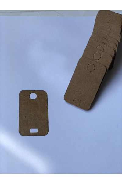 Protec Matbaa Jewelry Bracelet Card Kraft 50 Pieces
