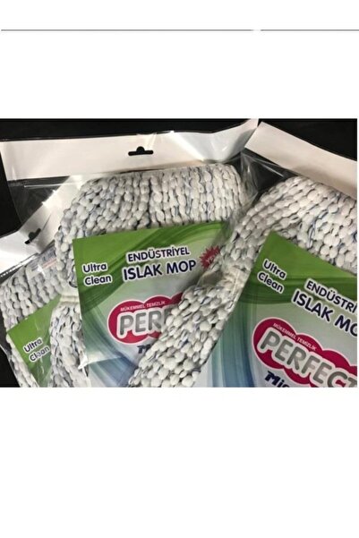 Genel Markalar Microfiber Endüstriyel Islak Mop Paspas (3 Adet)